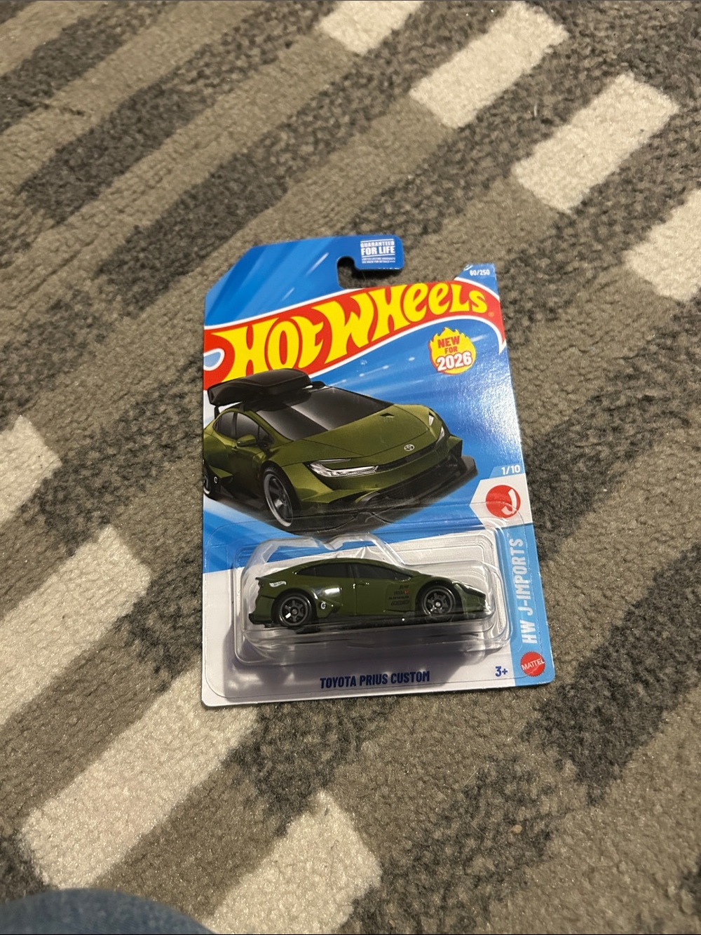 Mattel Hot Wheels Toyota Prius Custom - Olive Green
